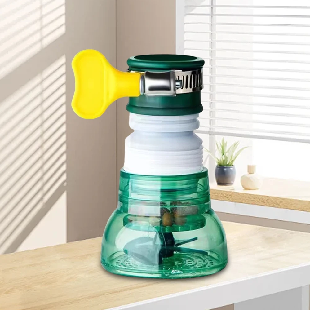 صنبور شامل مقاوم للرذاذ للمطبخ ، جهاز موفر للمياه ، متين ، مرشح ممتد ، دوار بدرجة #4