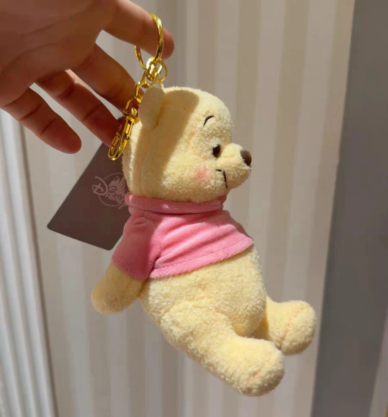 Disney authentic 2025 winnie the pooh daydreaming plush keychain doll