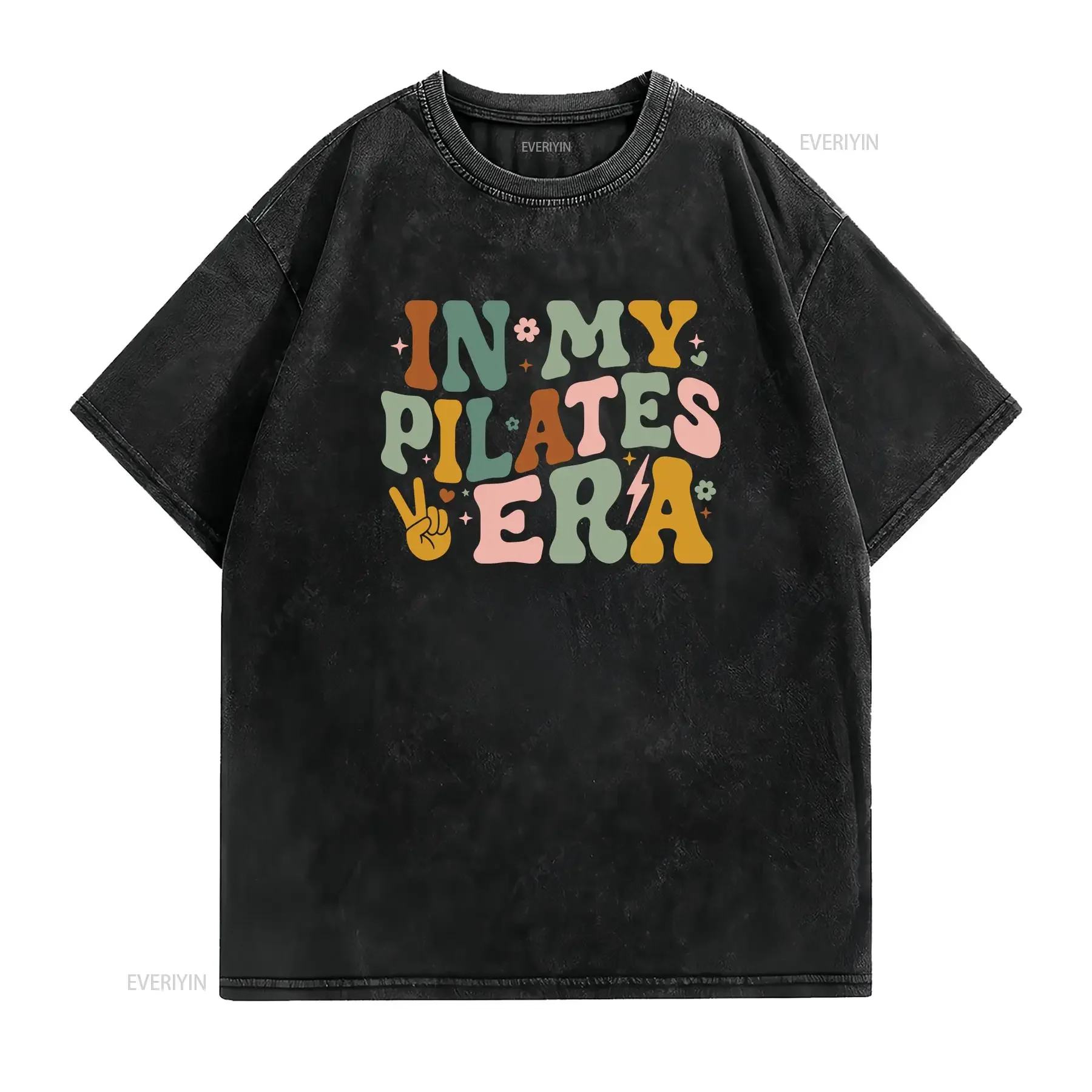 NEW LIMITED In My Era Funny Pilates Instructor Yoga T Shirt vintage Washed Versatile homme Casual fashion Top For Everyday Wear