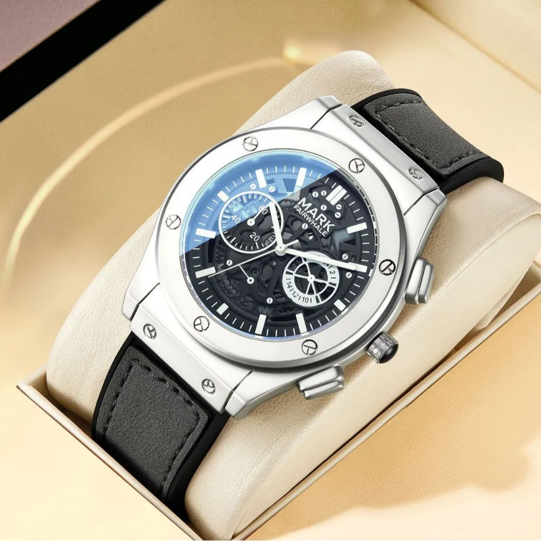 MARK FAIRWHALE watch brand's new factory-direct export quartz wristwatch bare watch