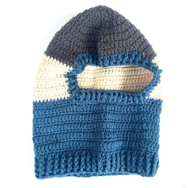 غطاء رأس مقاوم للرياح لركوب الدراجة في الهواء الطلق وتسلق الجبال وصيد السمك قناع محبوك سميك