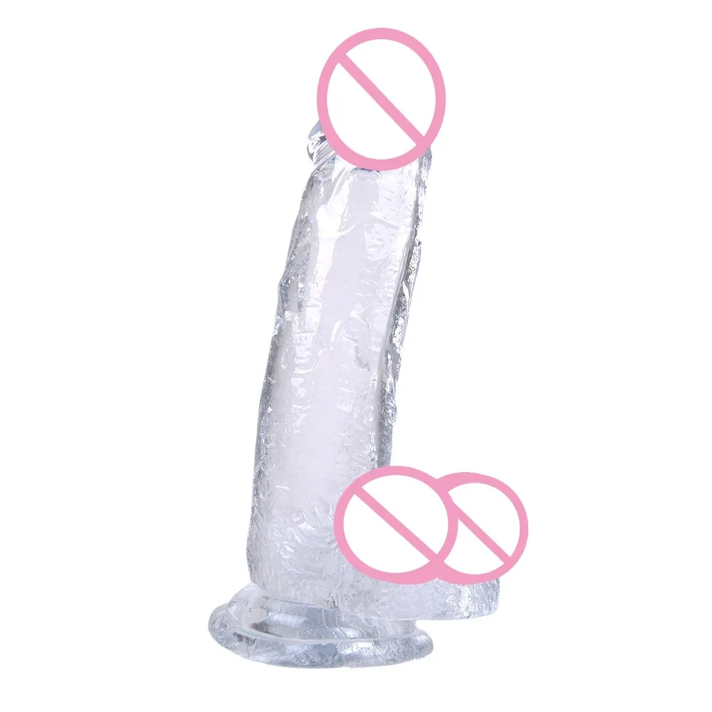 3 Sizes Realistic Jelly Dildo Strong Suction Cup Male Artificial Penis Adult Sex Toy Anal Plug Vagina Female Masturbator