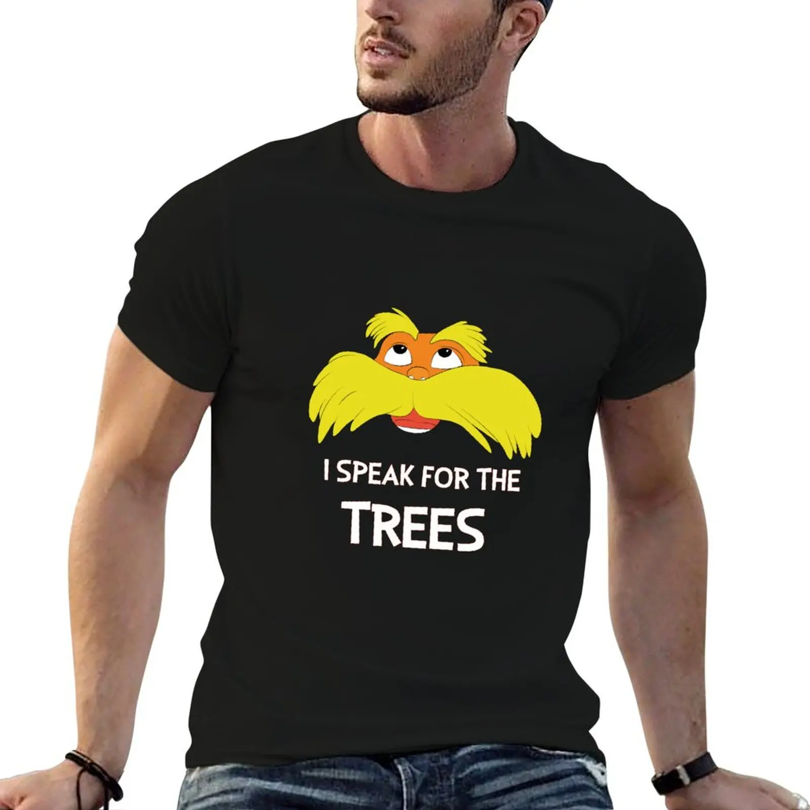 

The Lorax - I speak for the trees T-Shirt cotton t shirts high quality t shirt for man 100 percent cotton T-Shirt