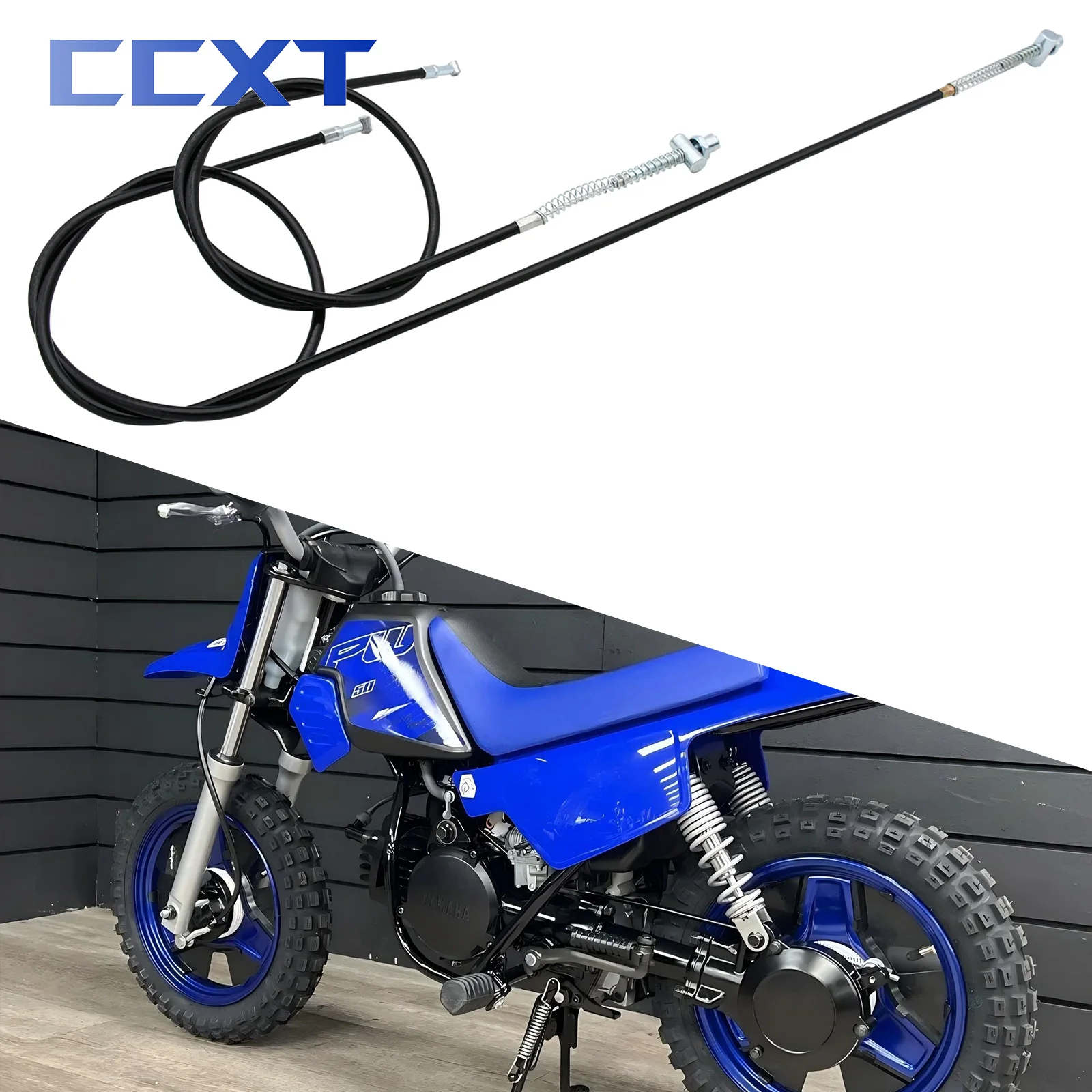 Motorcycle Front And Rear Brake Cable For YAMAHA PW50 PY50 1981-2009 Drum Brake Cable Dirt Bike Kids Bike Motocross Universal