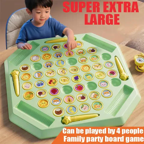 Djurspel för schack, roligt minnesspel, brädspel, föräldra-barn interaktiva familjespel, brädspel för barn och vuxna, socialt bordsspel 8 best sales schackbok - №5