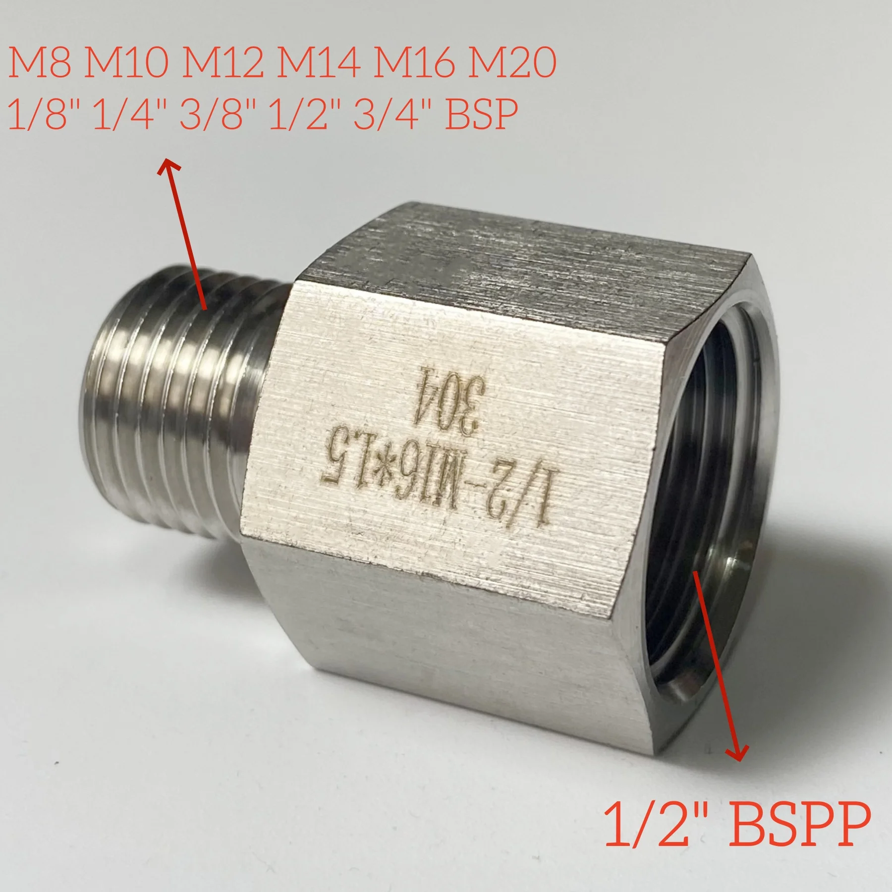 1/2" Bspp Female To…