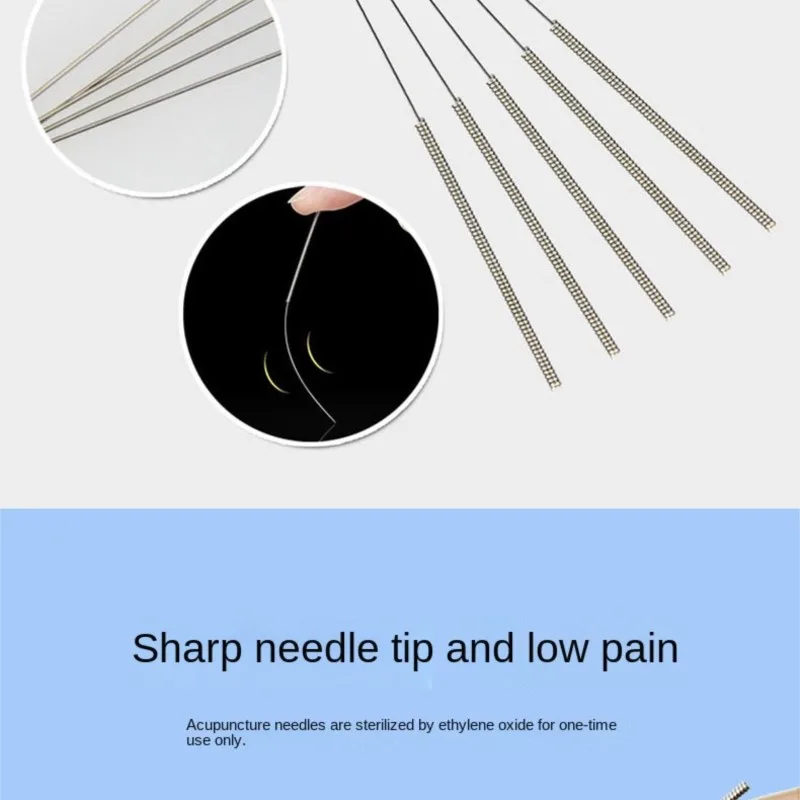 

1000 шт., 2 коробки, иглы для акупунктуры, 1000 игл, одноразовые иглы для акупунктуры, косметический массаж, стерильная игла