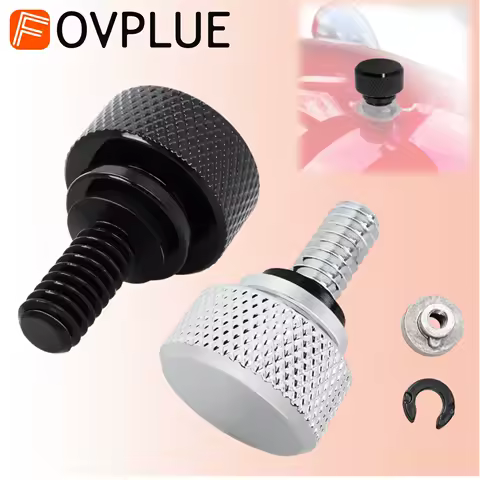 1/4&Prime;-20 Thread Steel Motorcycle Rear Fender Seat Bolt Screw Kit For Harley Softail Dyna Touring Street Glide Sportster Iron 883