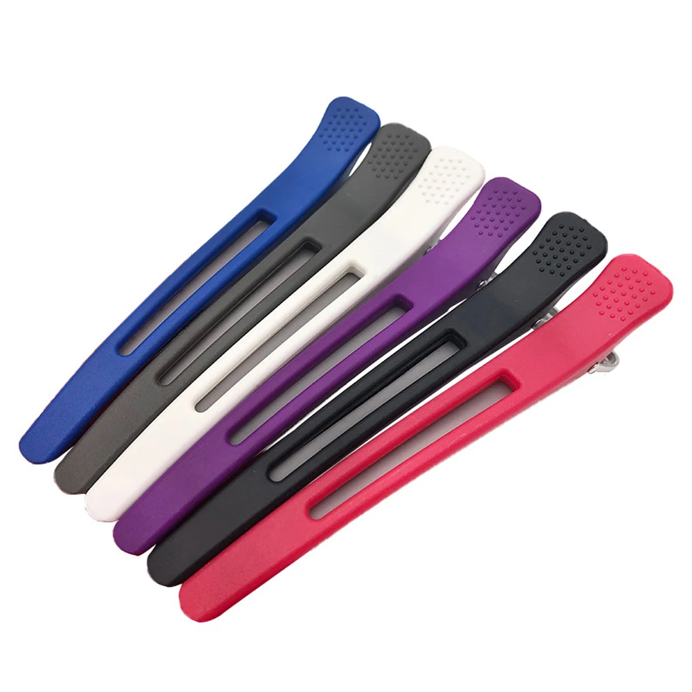 

6Pcs Professional Hair Clips for Styling Sectioning Anti-Slip No-Trace Duck Billed Hair Clips Salon and Home