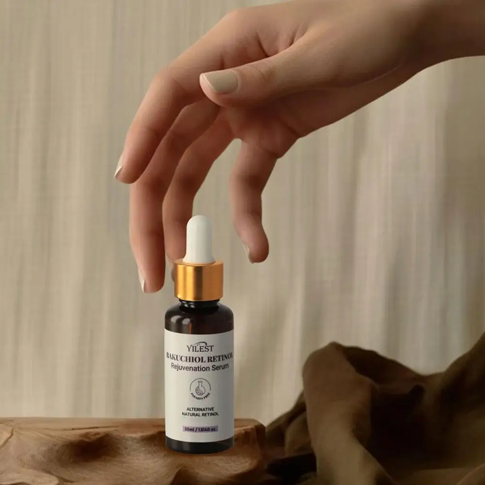 Bakuchiol retinol rejuvenescedor soro para rosto minimizar rugas retinol & vitamina soro facial coreano pele endurecimento cuidados com a pele q6g3