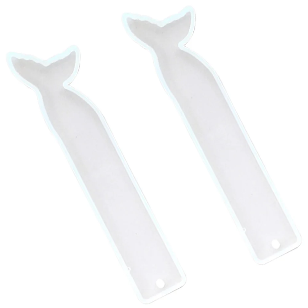 

2 Pcs Fish Tail Bookmark Mold Silicone Crystal Epoxy Resin DIY Molds Jewelry Accessories Parts Non Stick Easy Clean Recyclable