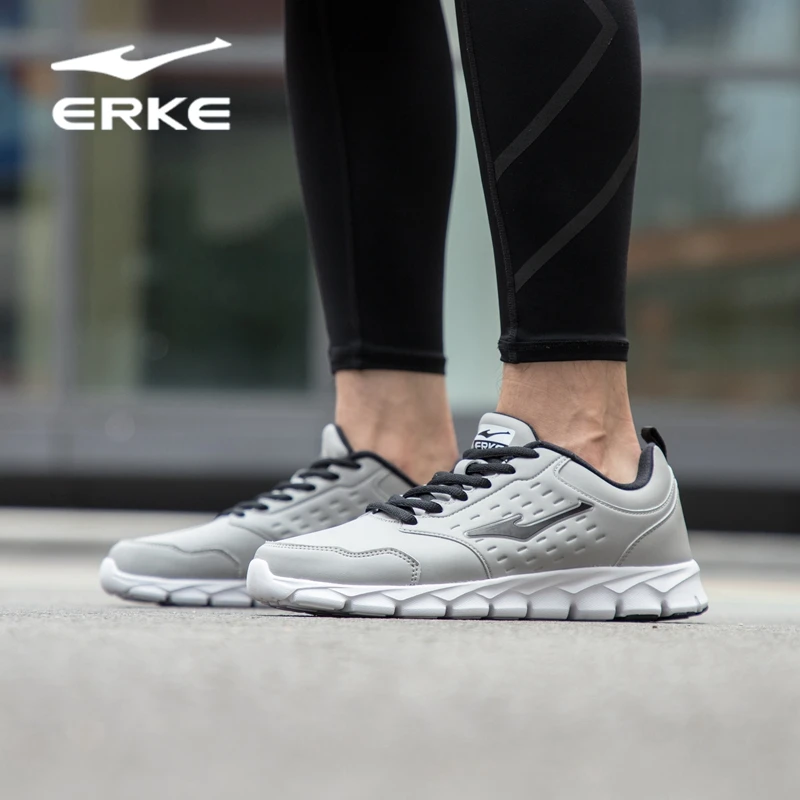 Hongxing Erke 2025 летняя новая легкая водонепроницаемая кожаная официальная флагманская аутентичная мужская спортивная обувь для мужчин.