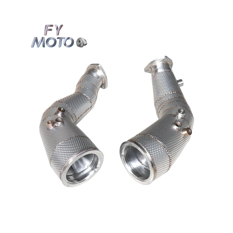 

For Audi RS6 RS7 C8 4.0 TFSI V8 2022+ with Opf with Heat Shield Downpipe