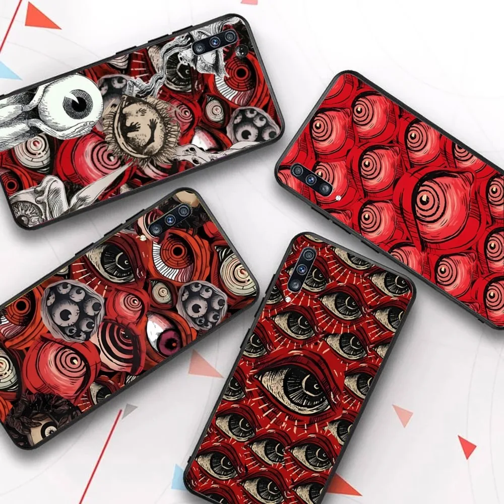 Scary Face Eyes Phone Case For Samsung A 10 11 12 13 20 21 22 30 31 32 40 51 52 53 70 71 72 73 91 13 Shell