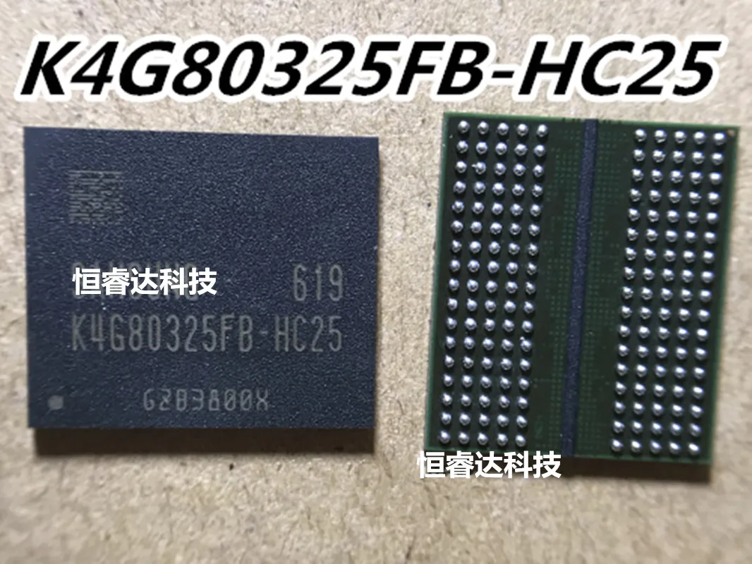 (10piece)100% test K4G80325FB-HC22 K4G80325FB-HC25 K4G80325FB-HC28 H5GQ8H24MJR-R0C H5GQ8H24MJR-R4C H5GC8H24AJR-R2C BGA Chipset