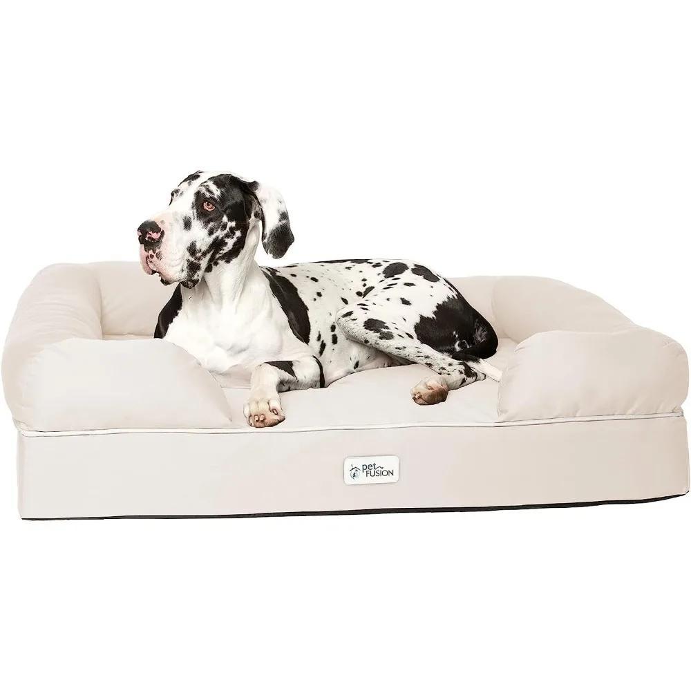 

Ultimate Dog Bed, Orthopedic Memory Foam, Multiple Sizes and Colors, Medium Firmness Pillow, Waterproof Liner, YKK Zip