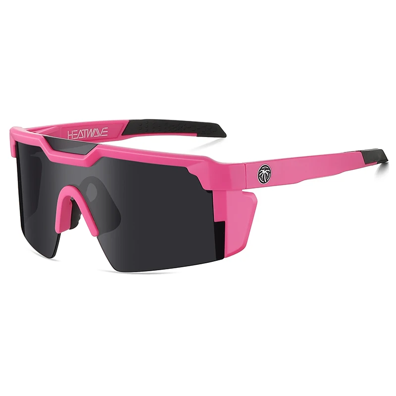 NEW High quality luxury Heat Wave brand sunglasses square Conjoined lens cycling Women men sun glasses UV400