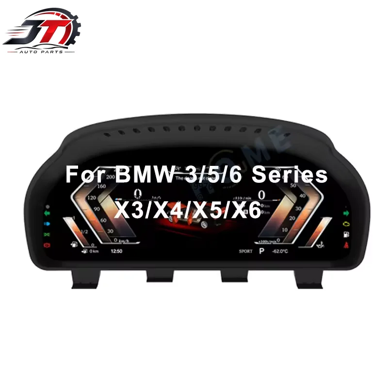 JT 12.5-inch 1920*720P LCD Dashboard Virtual Cockpit Digital Cluster For BMW For 3/5/6 Series For X3 For X4 For X5 For X6 For F1