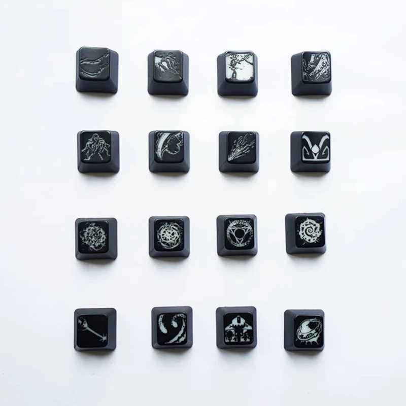 4 キー/セット人格カスタマイズされたメカニカルキーボードキーキャップ半透明キーキャップ Dota 2 ヒーロースキルキー OEM プロファイル