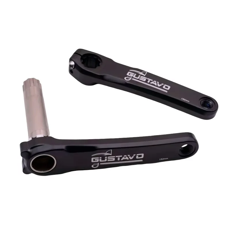 GUSTAVO خفيفة للأطفال قابلة للطي دراجة كرانسيت سبائك الألومنيوم دراجة جوفاء التكنولوجيا كرنك 135/140/152 مللي متر #4