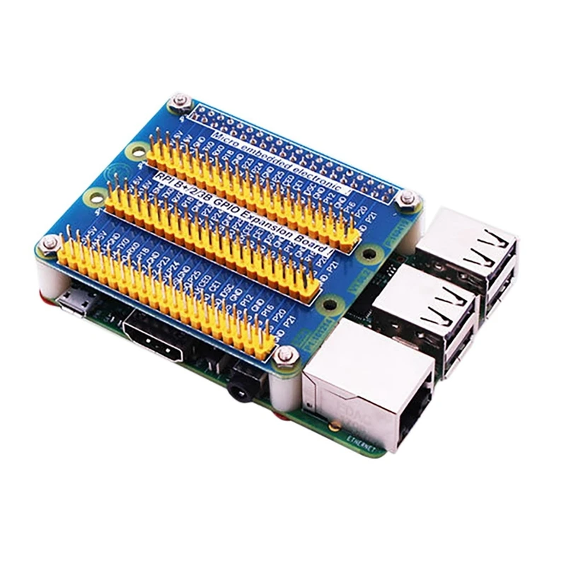 Carte GPIO 6 000 pour Raspberry Pi 4B/3B +/3B, 1 Point 3 Broches
