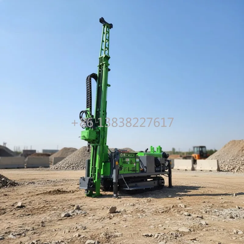 300m Deep Hole Crawler Mounted Borehole Machine Water Well Drill Rig with Motor Core Factory Price