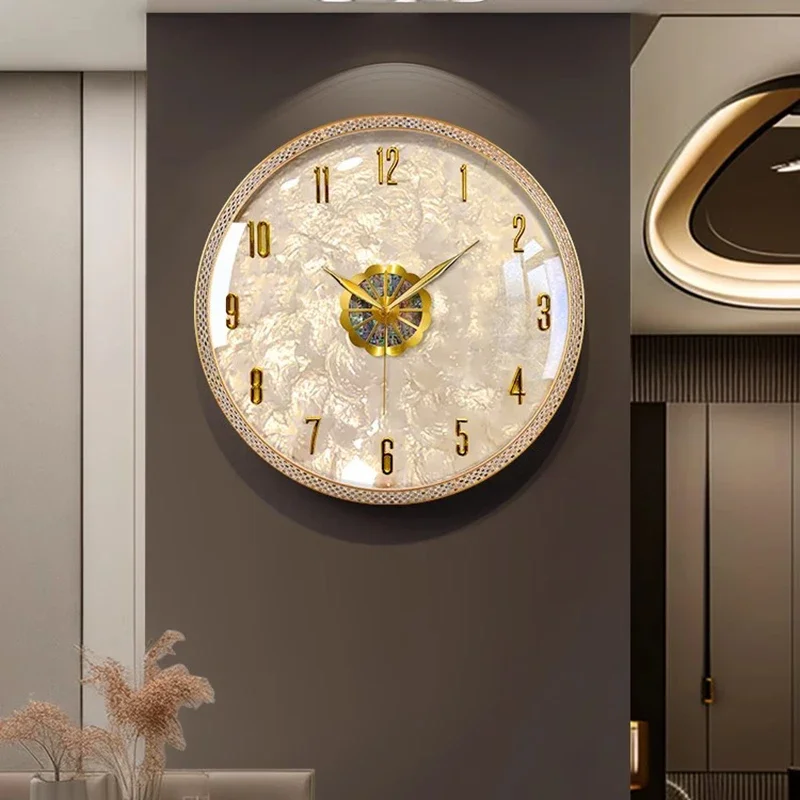 Modern Luxury Wall Clocks Simple Minimalist Fashion Vintage Wall Clocks Bedrooms Living Room Orologio Da Parete Decoration