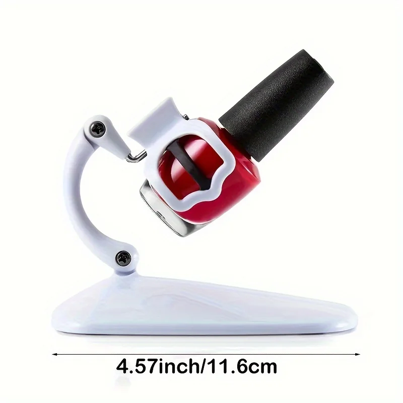 1pc Nail Polish Holder Clip, Adjustable Anti-Spill Manicure Tool, Hands-Free Bottle Stand Home DIY Nail Art Accessory