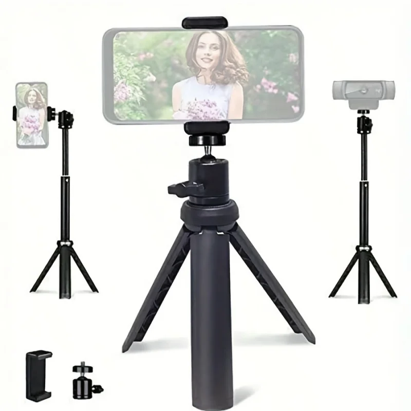 

4 В наличии для всех сезонов1 Портативный мини-штатив, регулируемая и свободная выдвижная подставка для телефона и камеры, применима от 2,4 до 3,5 i