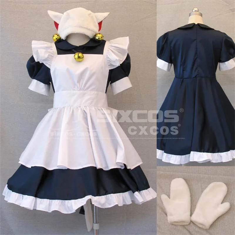 Anime Di Gi Charat Dejiko Cosplay Costume Ctue Kitty Uniform Maid Outfit Full Set Party Role Play Clothing High-End Custom-Make