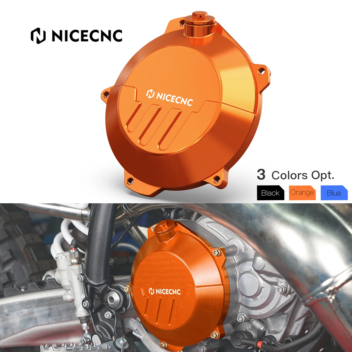 

For KTM 2024 EXC 300 EXC 250 XCW 300 Reinforced Clutch Cover Guard SX 250 XC 300 SMR 450 SXF 250 SXF 450 XCF 350 450 2023-2024
