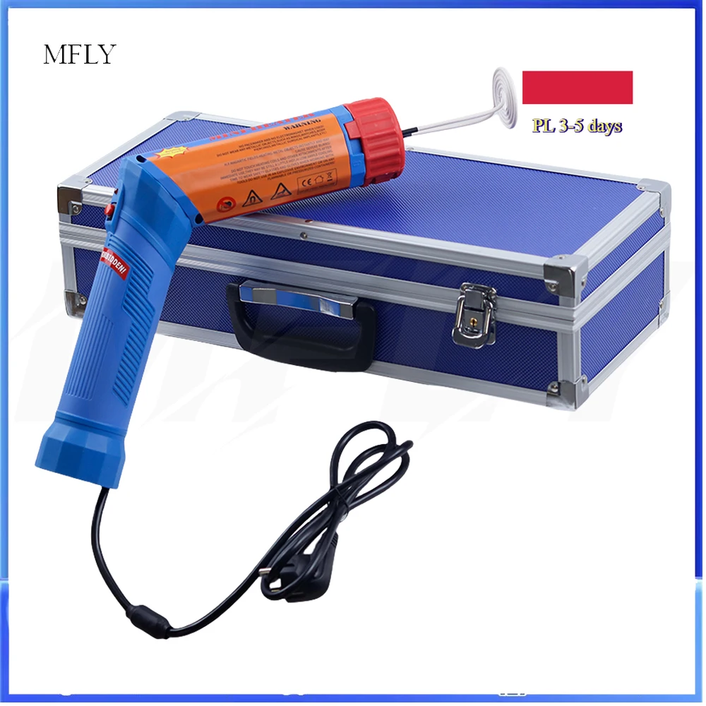 8 coils KIA-1.1KW Plus Magnetic Induction Heater Rotating Type Handheld Mini Heater Bolt Remover Repair Machine