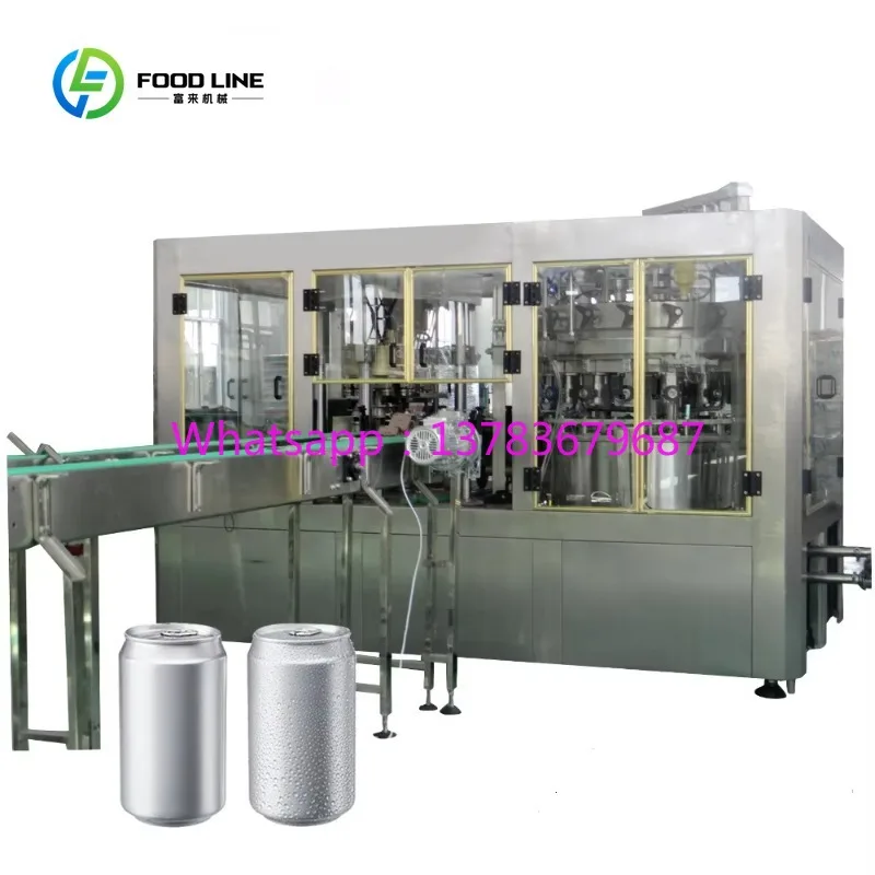 Customized New Aluminum Beverage Cans Energy Drink Making Machine/filling Machine/production Line