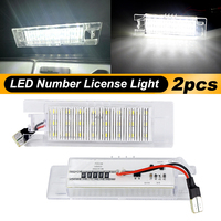 2Pcs Canbus LED License Plate Lights For Alfa Romeo 147 156 159 166 Giulietta Mito Brera Spider GT Coupe Car Number Plate Lamps