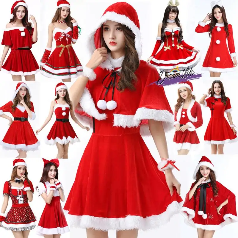 

Сексуальный костюм Санта-Клауса для женщин, платье для вечеринок, выступлений в барах, ночных клубах, сценический костюм на рождественскую тематику