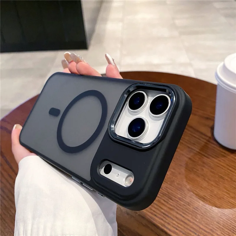 

Luxury Shockproof Magsafe Wireless Charge Case For iPhone 17 Air 16Pro 15 16Pro Max Camera Lens Protection Wireless Charge Cover