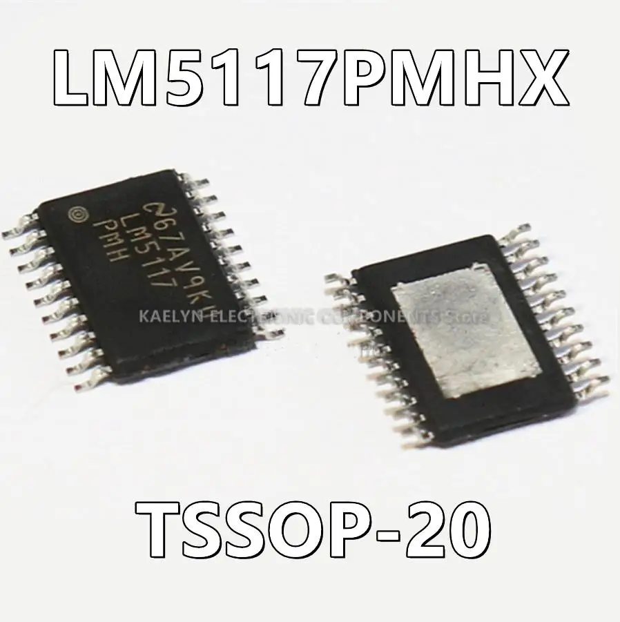 5Pcs/lot LM5117PMHX LM5117 Buck Regulator Positive Output Step-Down DC-DC Controller IC 20-HTSSOP