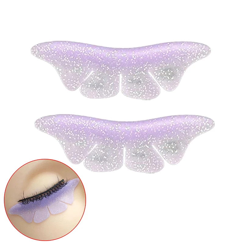 Silicone Glitter Butterfly Lash Lift Shields Eyelash Perm Pads Lash Lifting Rods 3D Eyelash Curler Accessories Applicator Tool