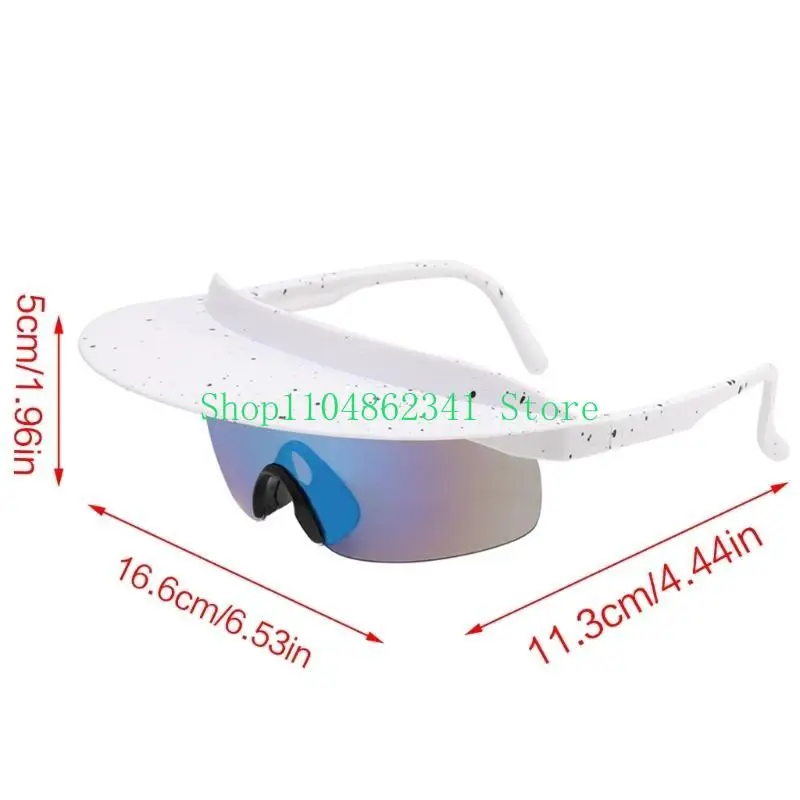 5ASD الأشعة فوق البنفسجية نظارة شمسية رياضية للرياضات للبالغين درع العدسة