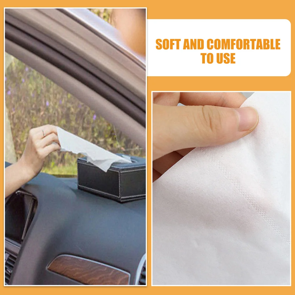 15 قطعة عبوات السيارات قناع الأنسجة الورقية حامل مناديل السيارة عبوة تصميم مدمج مناسبة للسيارات والفنادق والمطاعم #3