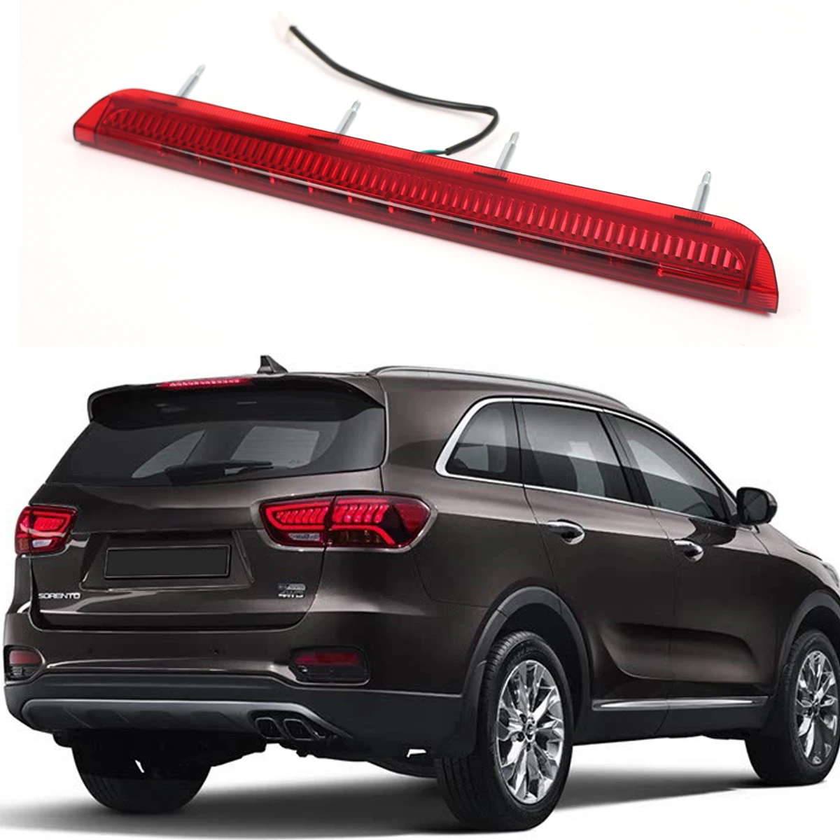 

92700C5000 Красный объектив задний третий 3-й светодиодный стоп-сигнал высокого уровня для KIA Sorento UM 2015-2019 OEM 92700 C5000 92700-C5000