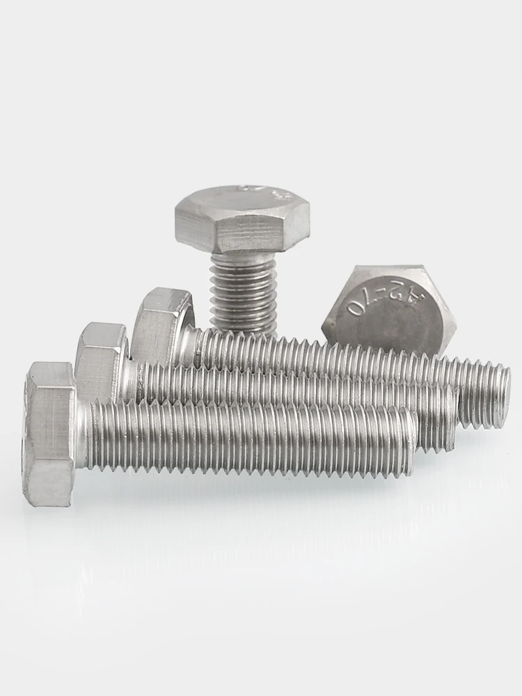 M4 M5 M6 M8 M10 M12 304 Stainless Steel Reverse Tooth External Hex Hexagon Screw Left Hand Thread Bolt