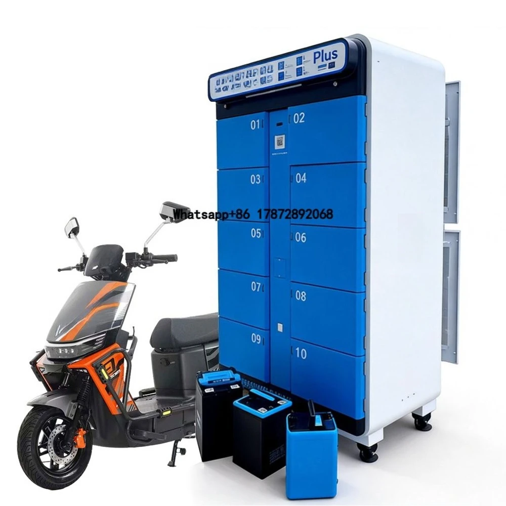 New Energy EV Public Charging Cabinet Battery Swap Module Motorcycle E-bike Scooter Battery Swapping Station