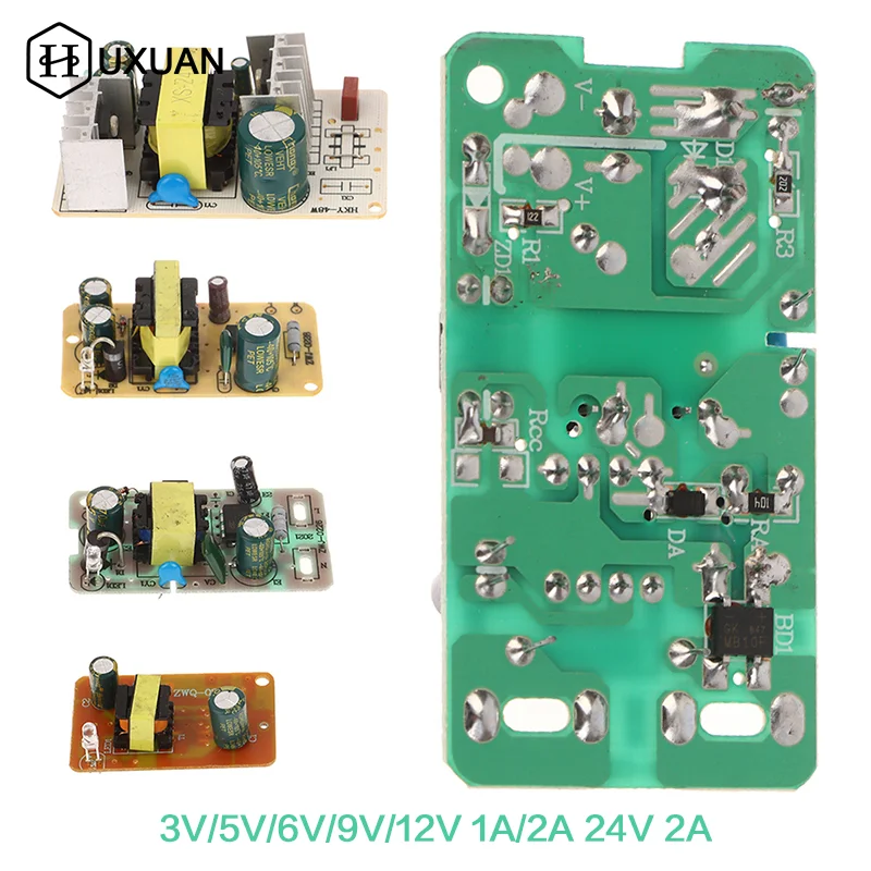 3V/5V/6V/9V/12V 1A/2A 24V 2A Switching Power Supply Module Overvoltage Overcurrent Short Circuit Protection Switch