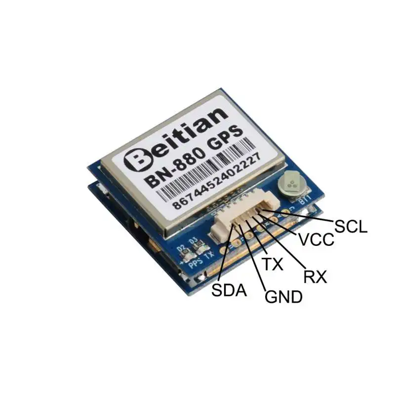 Obrázek 6: Beitian BN-880 GPS modul s blesk kompas GPS glonass beidou + aktivní anténa pro arduin+o letadlo fpv RC rozlet regulátor