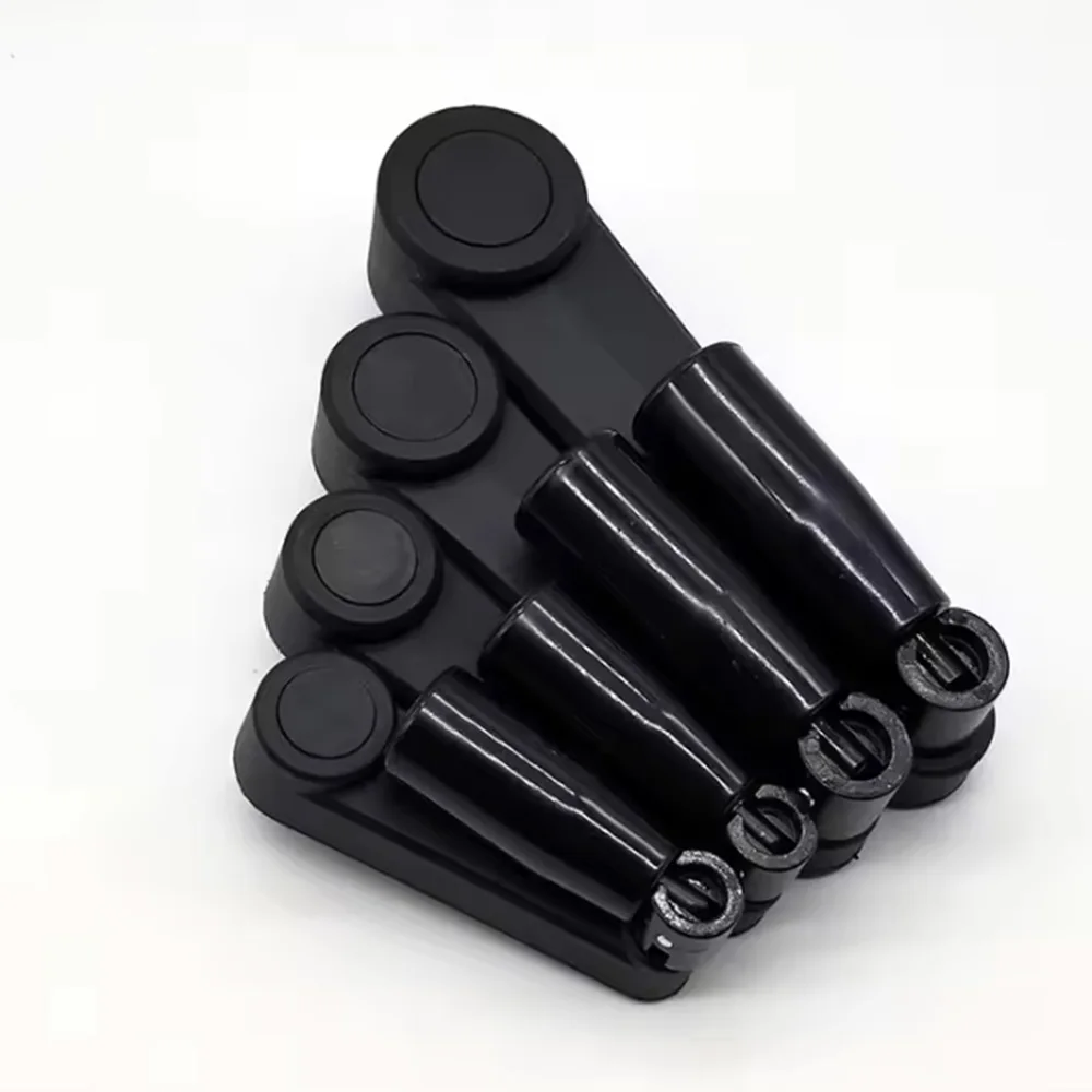 1-6Pcs Round Hole Machine Tool Hand Crank Length 63mm-160mm Lathe Milling Machine Black Rotating Handle Foldable / Non Foldable