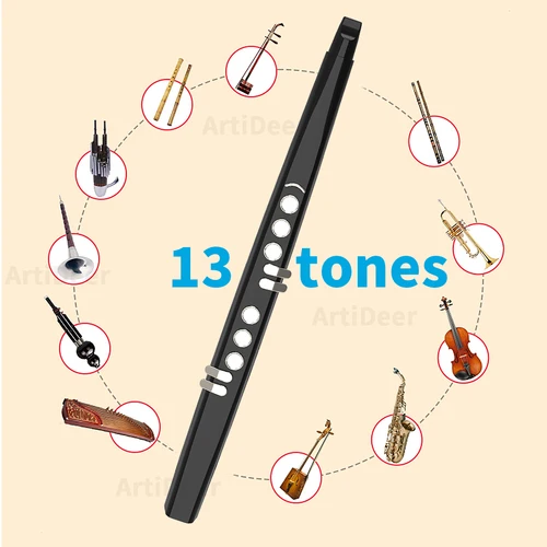 Imagen 2 del producto Mini instrumento electrónico Digital de saxofón de viento, boquilla, flauta, clarinete, trompeta, grabadora, instrumentos musicales profesionales