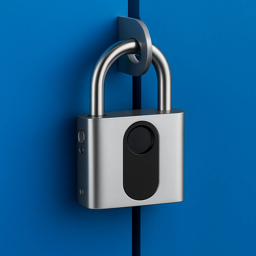 

Keyless Fingerprint Lock Waterproof USB Charging Smart Padlock Anti-theft Intelligent Safety Electronic Door Lock Outdoor