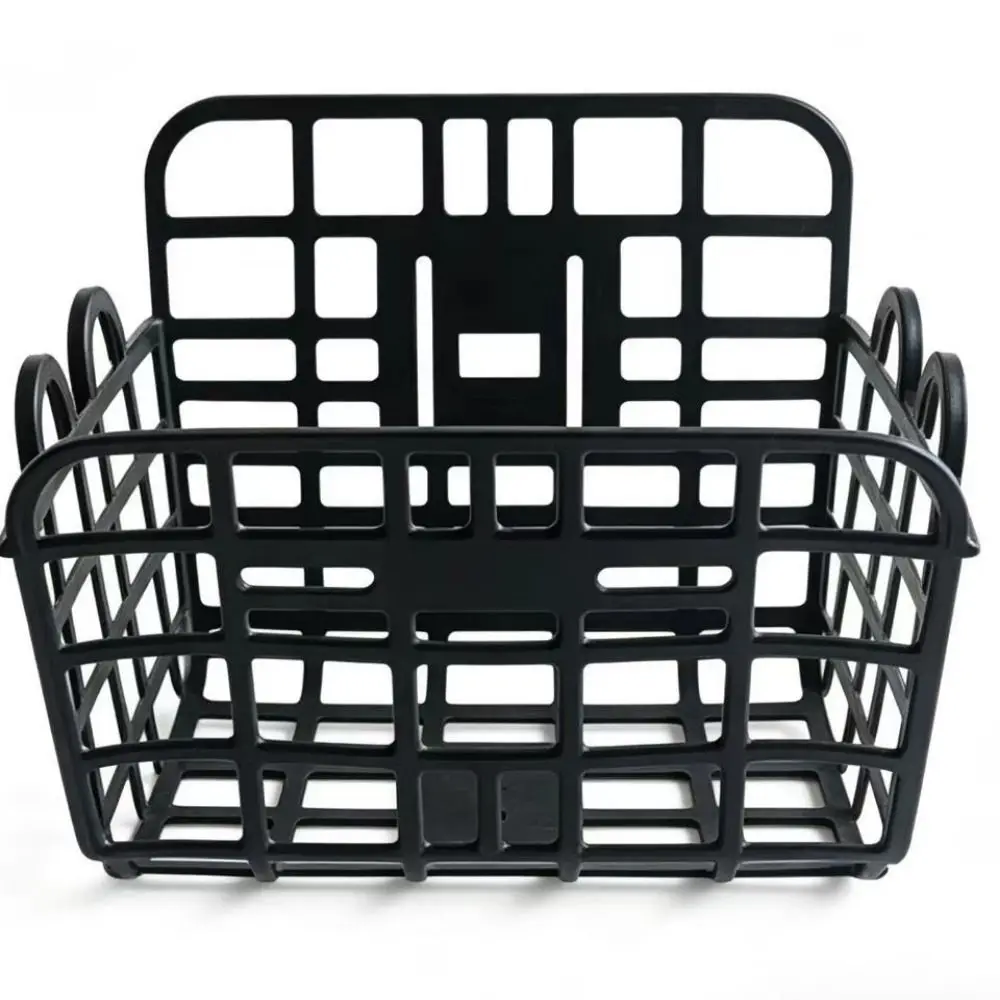 AliExpress NONE Easy To Install Bicycle Rear Basket Fixed Durable 12-20 inch Universal Bike Rear Basket Plastic/Metal Adjustable