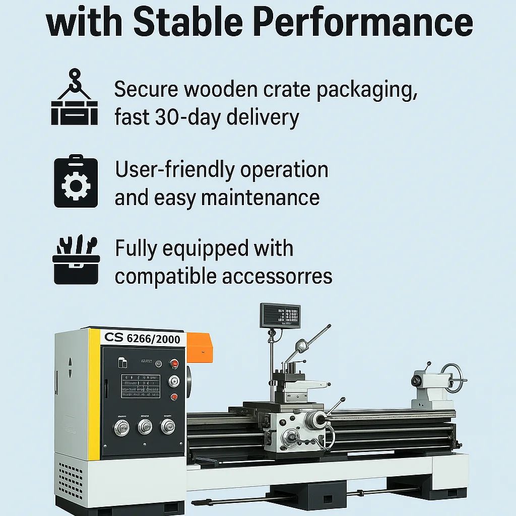 استقرار هيكلي عالي الثقيلة فجوة السرير تحول دليل Drehmaschinel Torno Para آلة مخرطة معدنية